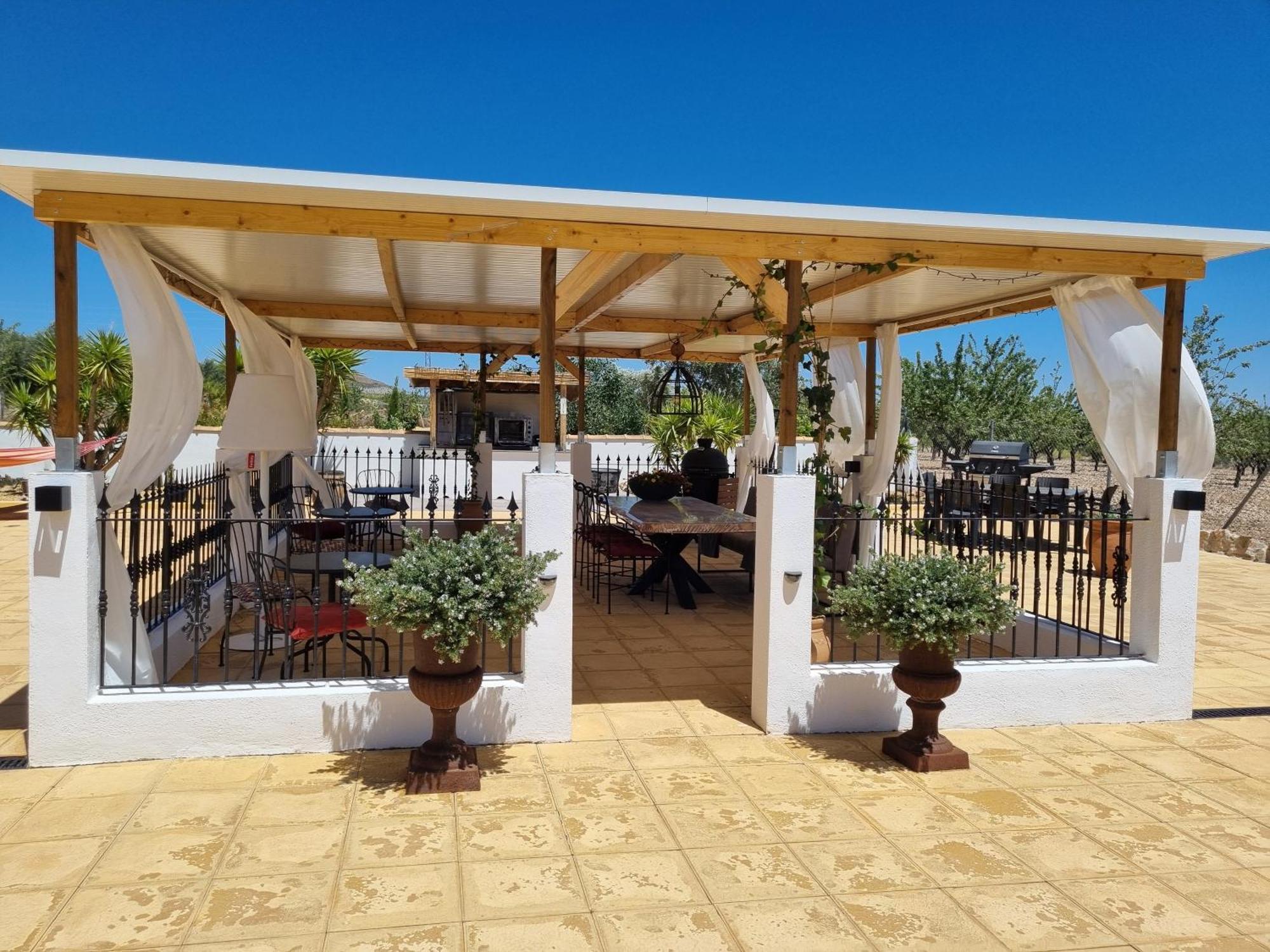 B&B Casa Blanca Oria Bagian luar foto